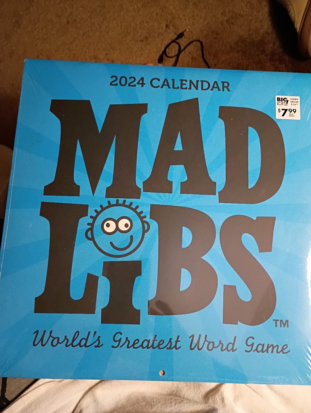 Maxine of Hollywood Blue Mad Libs 2024 Wall Calendar